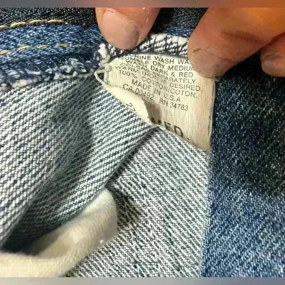 NWT Y2K Lee Relaxed Fit Tapered Mom Jeans 9med MediumWash Denim Vintage - Picture 3 of 11